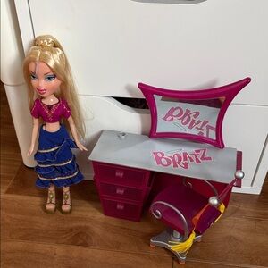 Bratz Doll with Desk and Chair Set